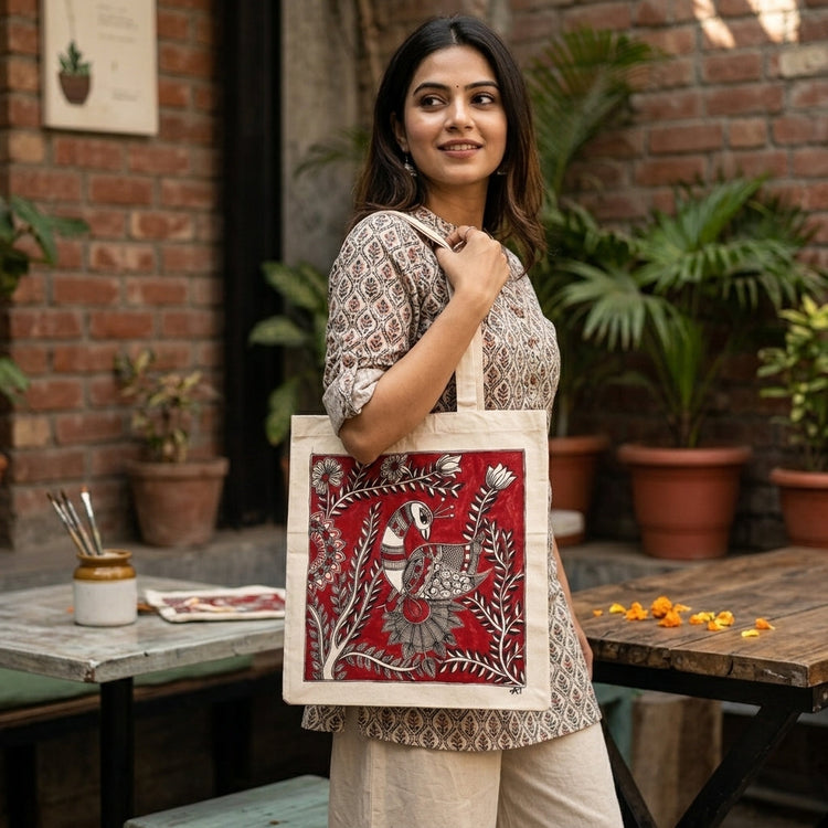 Hand-Painted Tote Bags