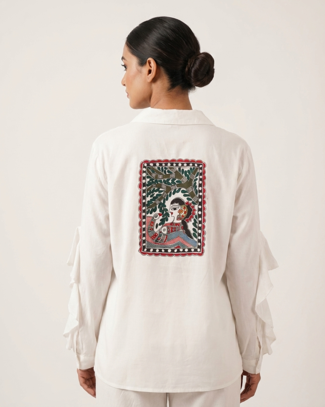 Madhubani  Shirt for Women – Size L