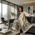 Handmade Madhubani Painting Dupatta for Women – Handcrafted Traditional Ethnic