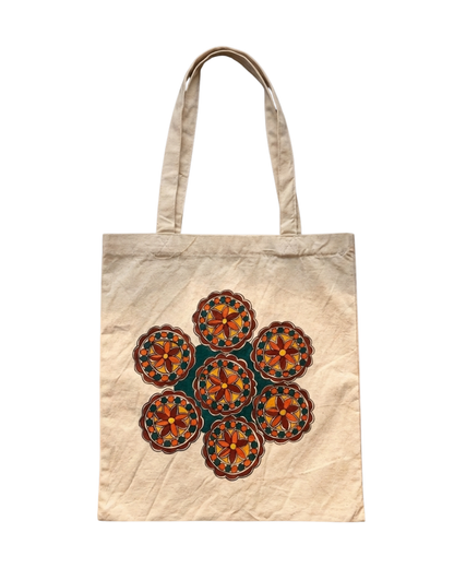 Handmade Madhubani Painting Tote Bag for Everyday Carry
