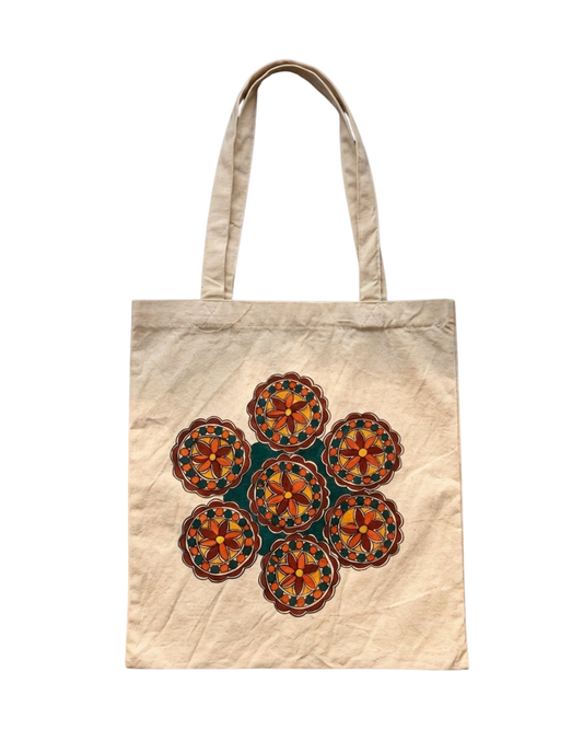 Handmade Madhubani Painting Tote Bag for Everyday Carry