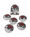 Handmade Fish Design Coaster Set with Stand | Madhubani Painting Tea Coasters Set of 6