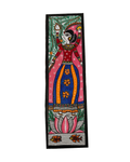 Mata Laxmi Madhubani Painting on Handmade Paper (10x30 Inch) – Traditional Mithila Folk Art Wall Decor