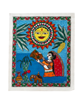 Chhath Puja Madhubani Painting – Handmade Traditional Indian Wall Art