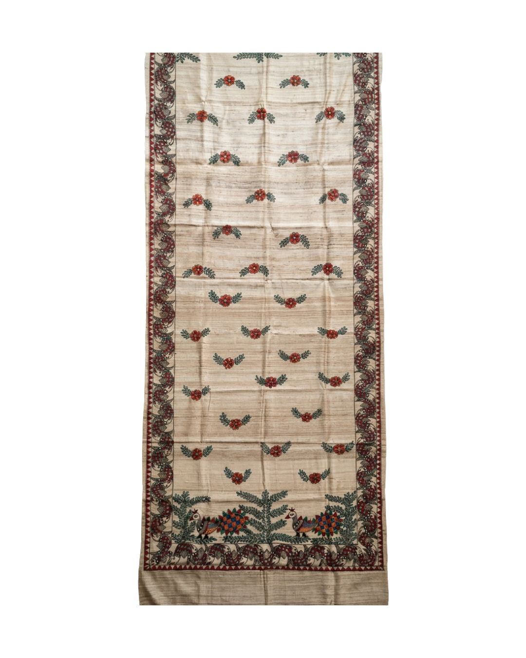 Handmade Madhubani Painting Dupatta for Women | Ethnic Hand-Painted