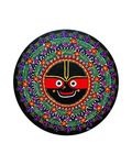 Jagannath Ji Madhubani Painting Wall Art – Handmade MDF Board Spiritual Home Decor