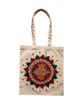 Hand-Painted Madhubani Painting Tote Bag | Ethnic Shoulder Bag