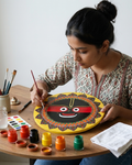 Jagannath Ji Madhubani Painting – 16 Inch MDF Wall Art
