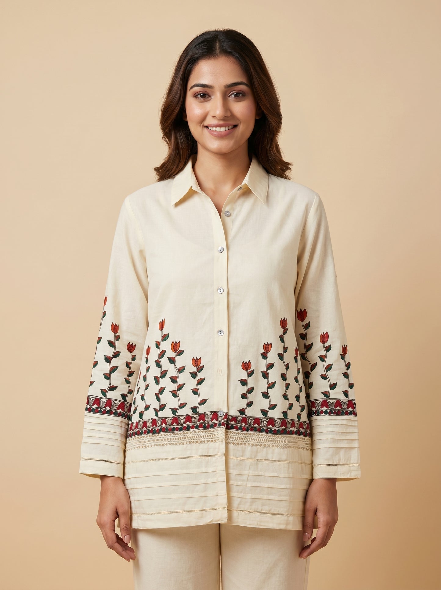 Hand-Painted Madhubani Women's Top | Ethnic Designer Wear