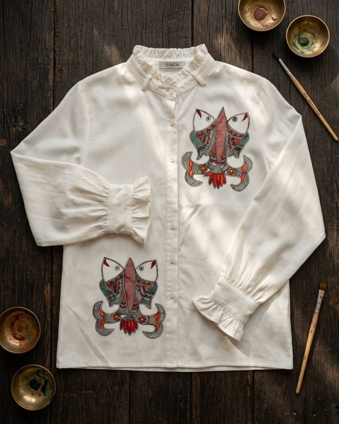 Madhubani  Shirt for Women – Size M