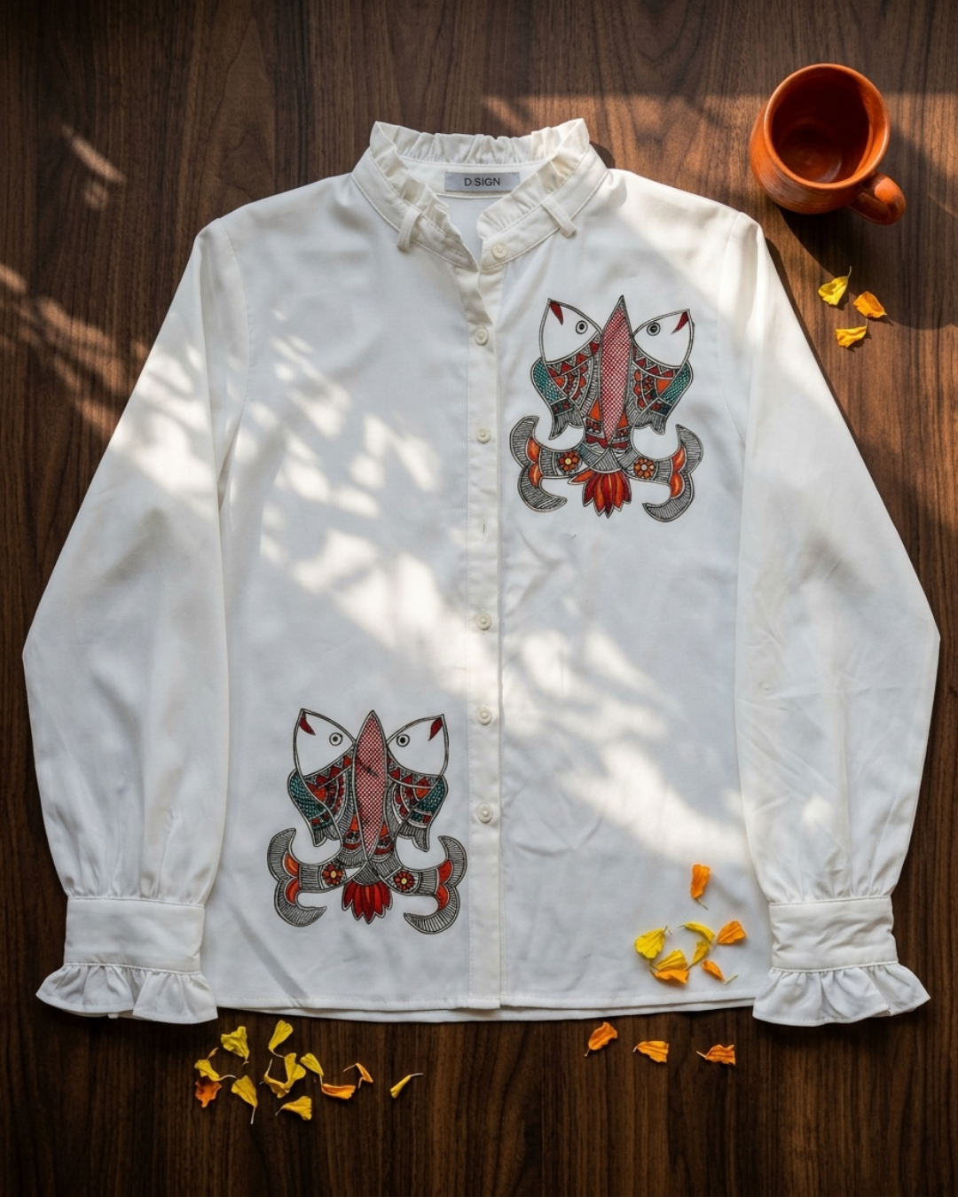 Madhubani  Shirt for Women – Size M