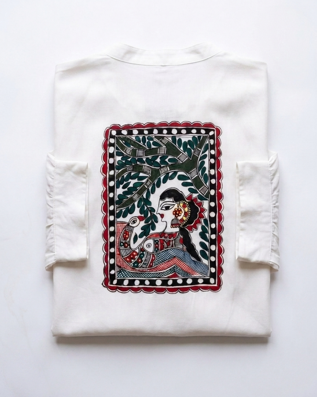 Madhubani  Shirt for Women – Size L