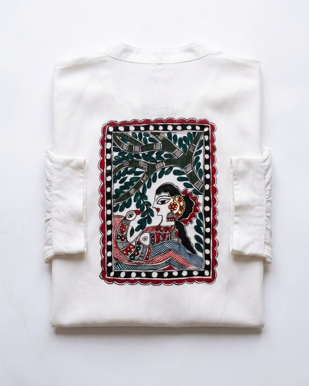 Madhubani  Shirt for Women – Size L