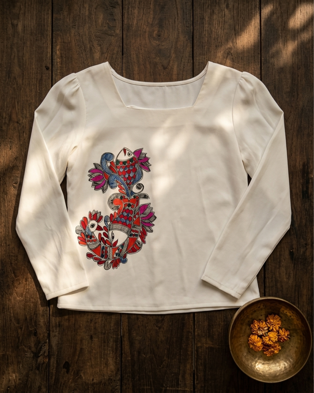 Madhubani  Top for Women – Size L