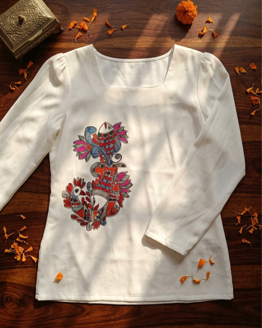 Madhubani  Top for Women – Size L