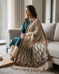 Handmade Madhubani Painting Dupatta for Women – Ethnic Handcrafted Traditional