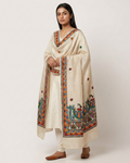 Handmade Madhubani Painting Dupatta for Women – Ethnic Handcrafted