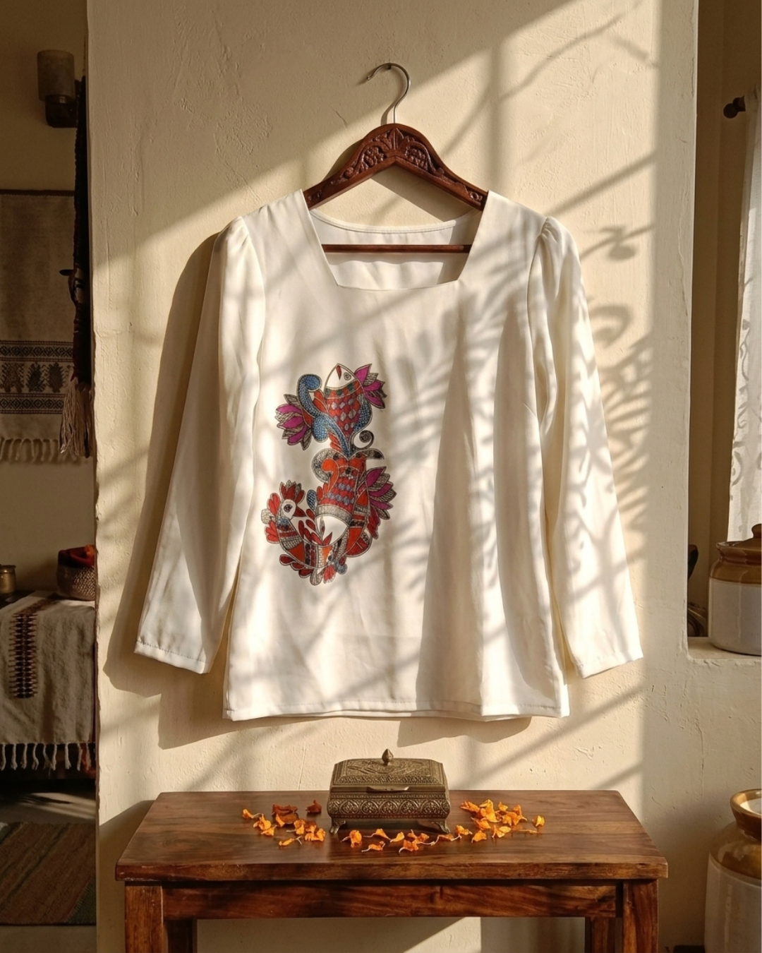 Madhubani  Top for Women – Size L