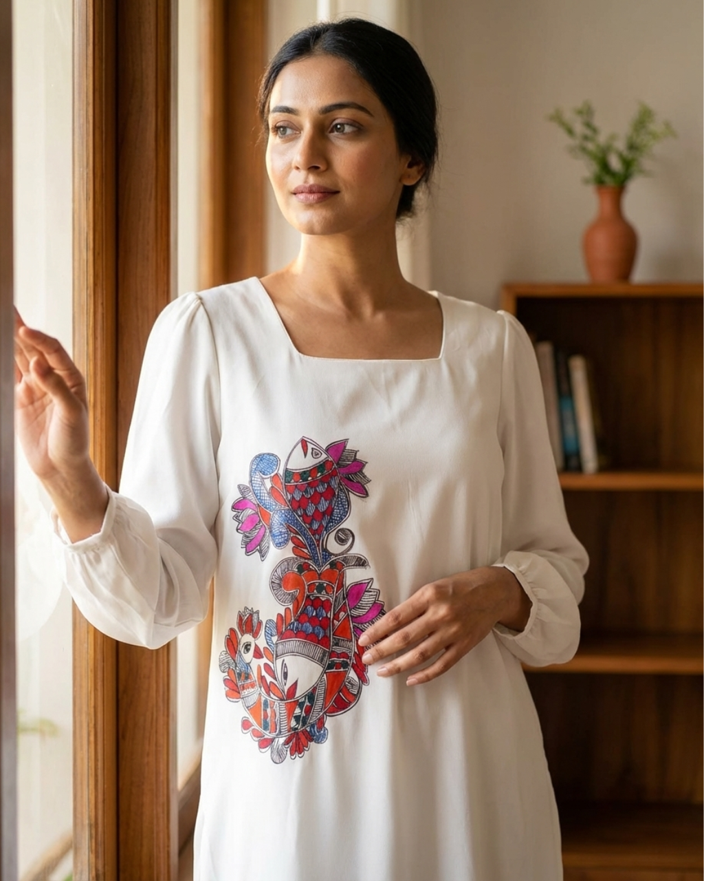 Madhubani  Top for Women – Size L