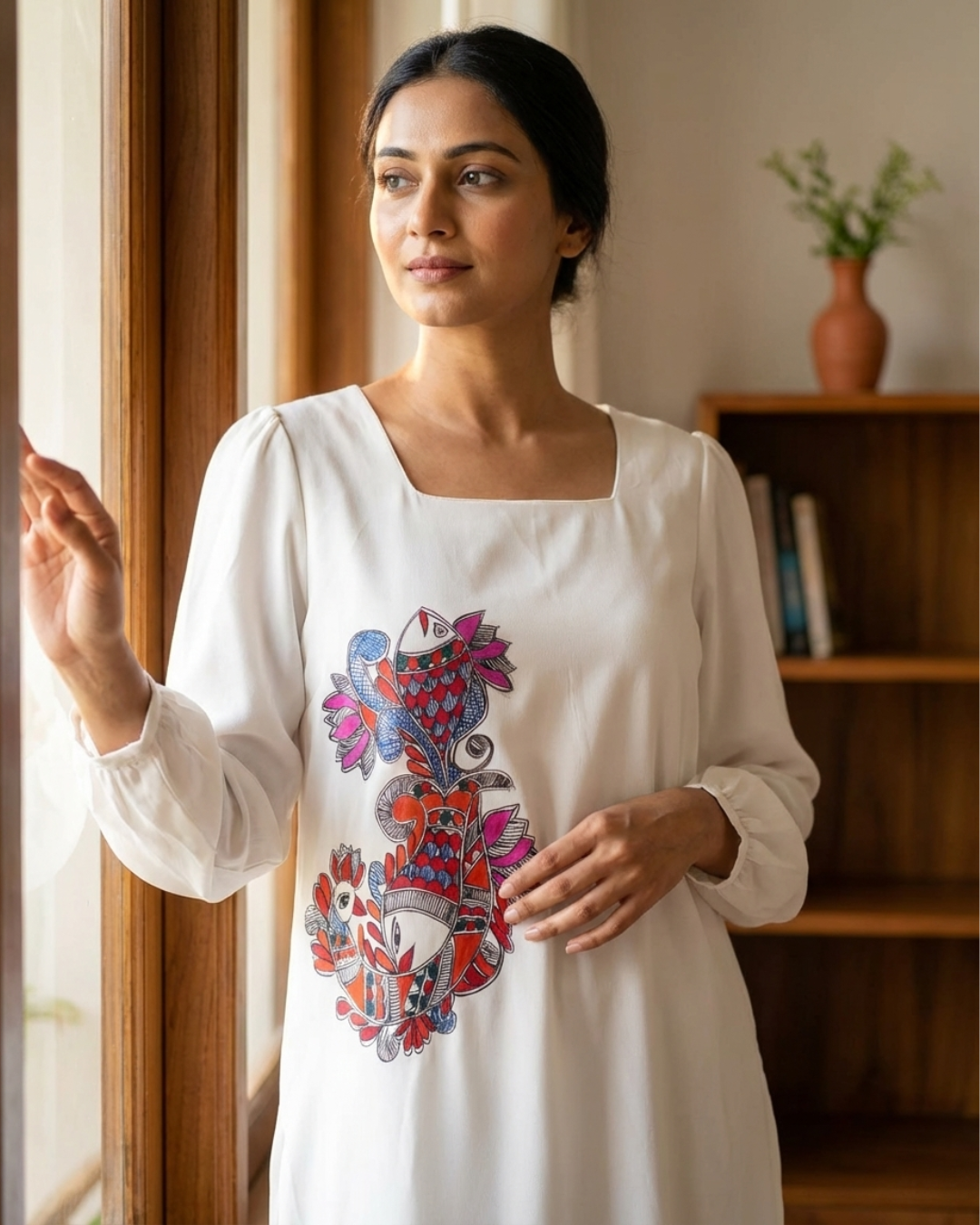 Madhubani  Top for Women – Size L