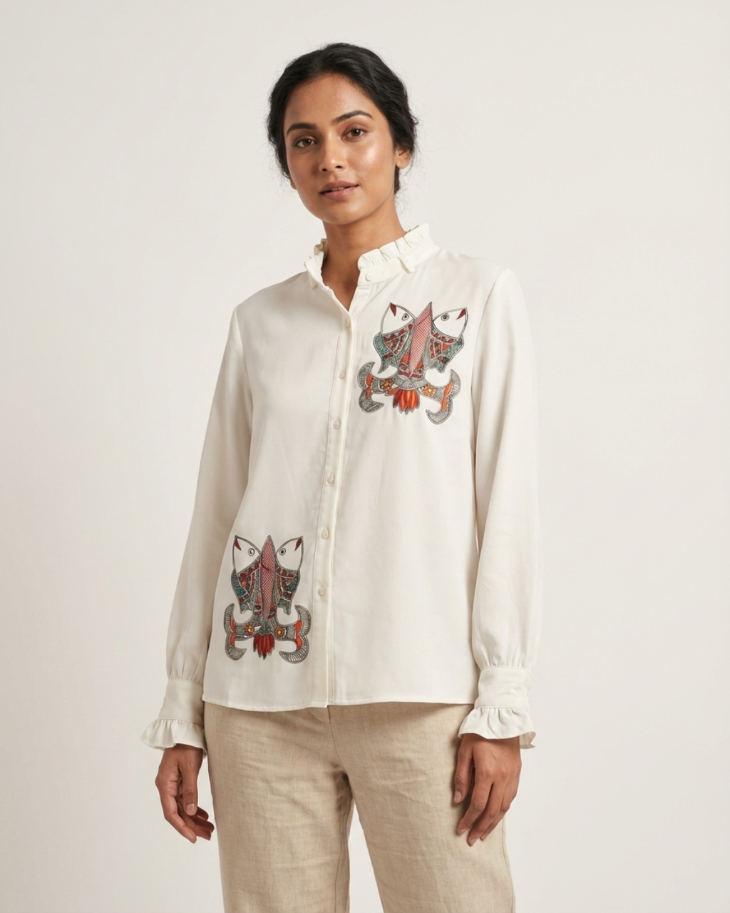 Madhubani  Shirt for Women – Size M