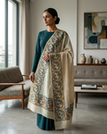 Handmade Madhubani Painting  Dupatta for Women – Ethnic Handcrafted