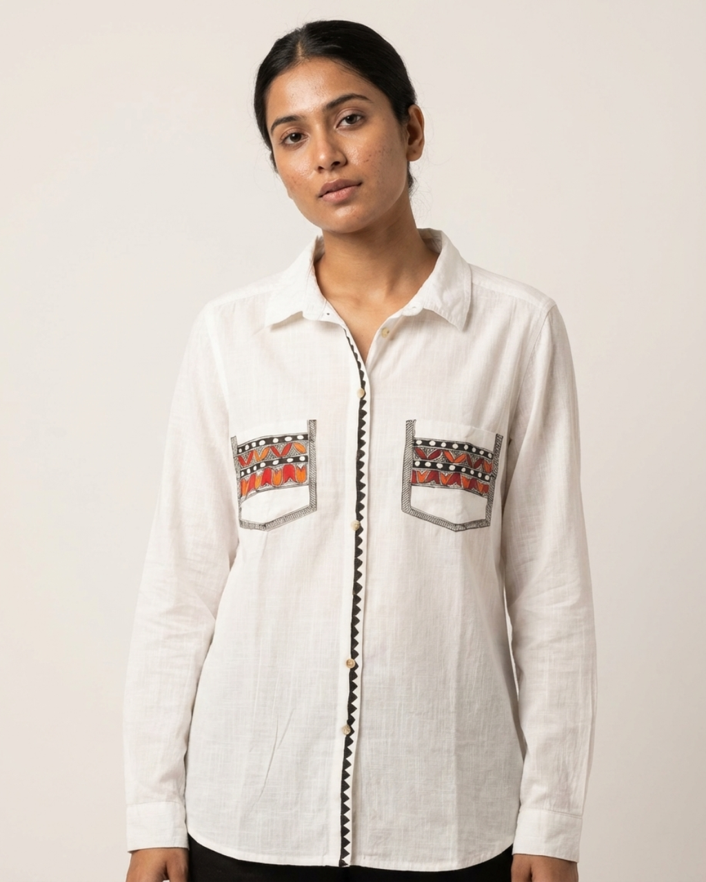 Madhubani Shirt for Women – Size L