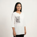 Hand-Painted Madhubani Women's Top – Ethnic Designer Wear