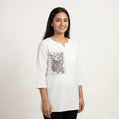Hand-Painted Madhubani Women's Top | Ethnic Fashion