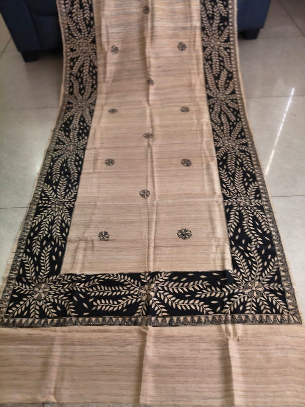 Handmade Madhubani Painting Dupatta | Ethnic Designer Dupatta for Women | Handcrafted Indian Art